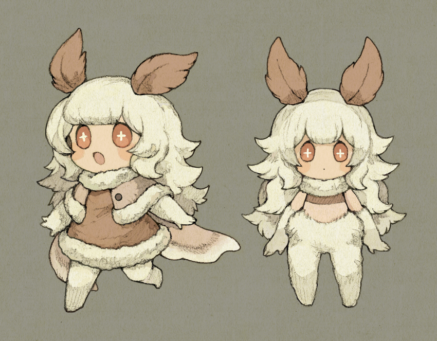 1girl, antennae, arthropod_girl, blunt_bangs, cape, closed_mouth, commentary, cross-shaped_pupils