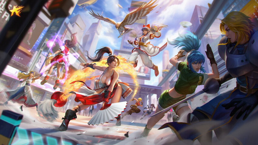 absurdres, ainu, ainu_clothes, arm_guards, armor, asamiya_athena, bakumatsu_rouman, belt