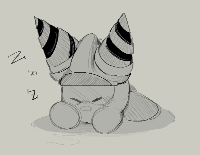 closed_eyes, drill_kirby, drooling, kirby, kirby_(series), kirby_and_the_forgotten_land, nintendo, open_mouth