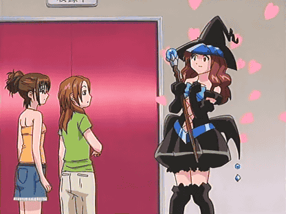 00s, 3girls, akahori, akahori_gedou_hour_rabuge, animated, animated_gif, anime_screenshot, hokke_maika