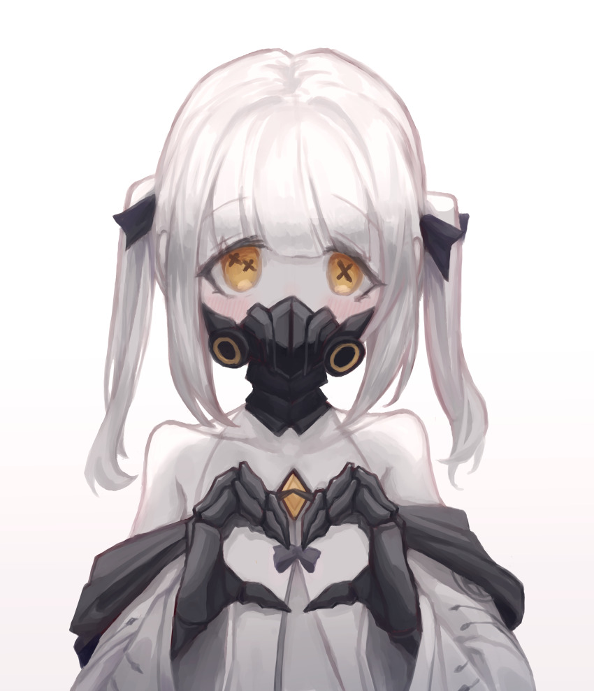 1girl, absurdres, black_mask, blue_archive, blush, coat, collarbone, ein_(blue_archive)