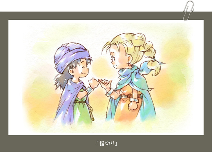 bianca_(dq5), blonde_hair, bracelet, braid, cape, child, dragon_quest, dragon_quest_v