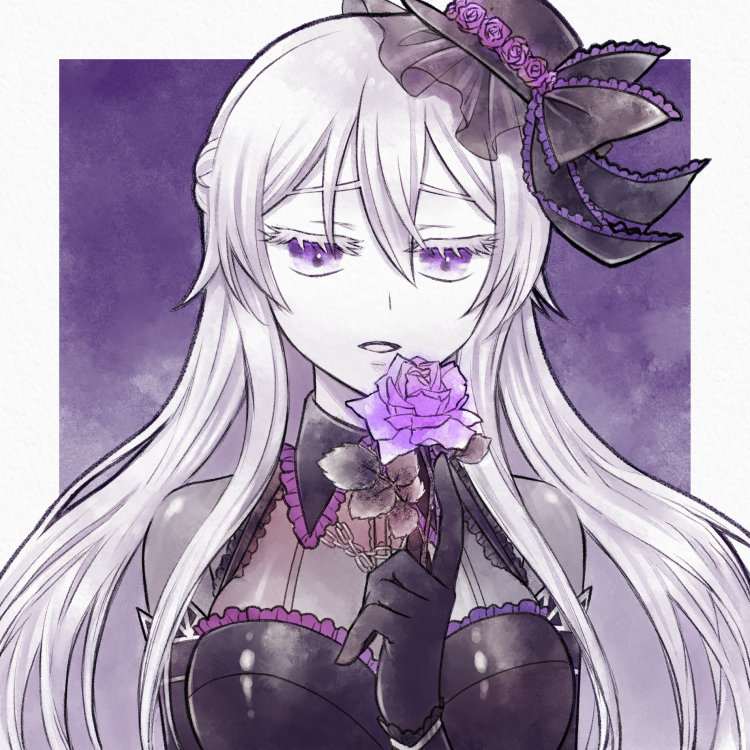 1girl, a-gatha, bodysuit, bodysuit_under_clothes, braid, breasts, colored_eyelashes, flower