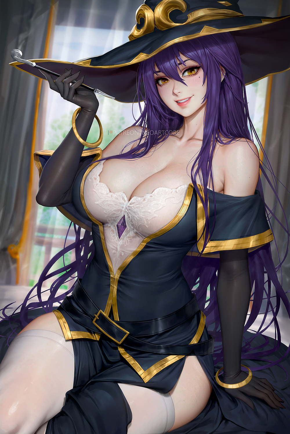 1girl, belt, black_jacket, black_skirt, bracelet, breasts, brown_eyes, cleavage
