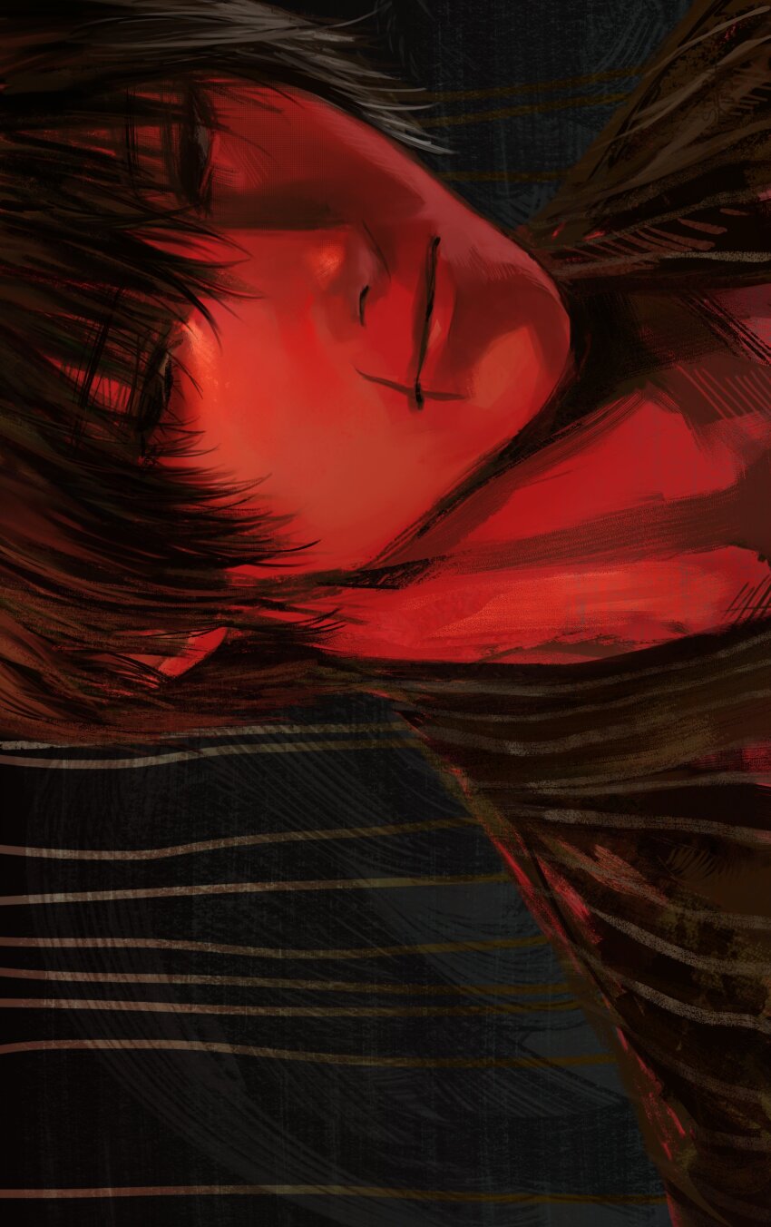 1boy, absurdres, black_hair, fushiguro_toji, highres, jujutsu_kaisen, looking_at_viewer, male_focus