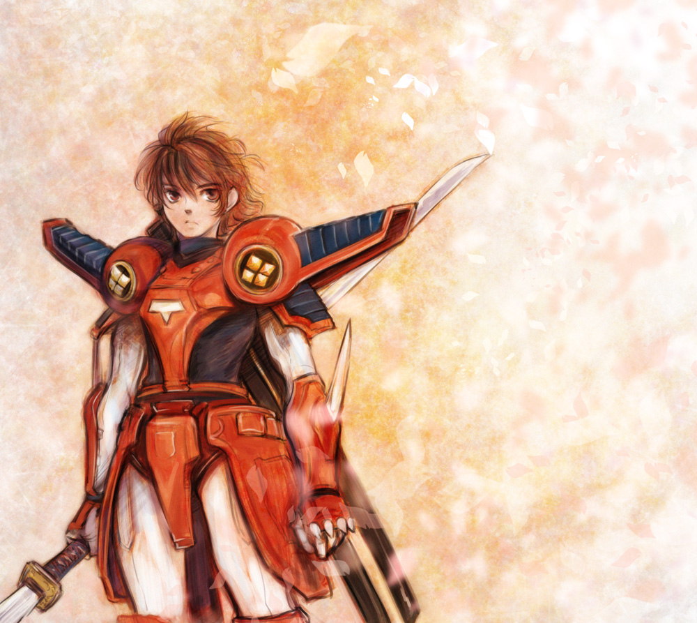 1980s_(style), 1990s_(style), 1boy, armor, bad_id, bad_pixiv_id, black_hair, doraeshi