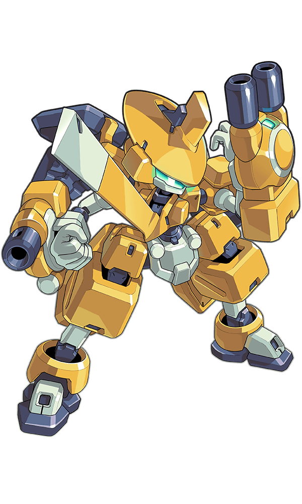artist_request, granbeetle, gun, humanoid_robot, machine_gun, medarot, medarot_navi, official_art