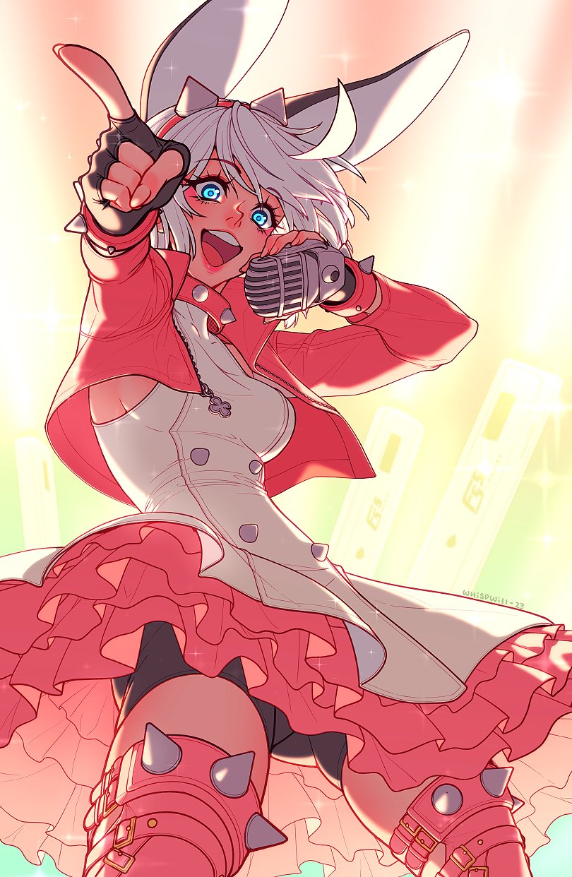 1girl, ahoge, animal_ears, bike_shorts, black_gloves, black_shorts, blue_eyes, blush