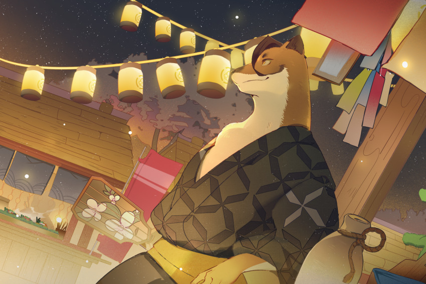 1boy, animal_ears, bottle, furry, furry_male, genshin_impact, hagoita, highres