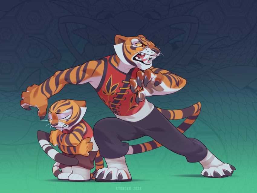 2girls, aged_down, angry, animal_ears, artist_name, bandaged_leg, bandages, bare_arms