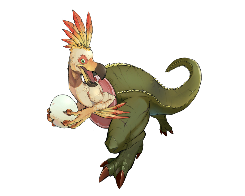 beak, brown_claws, claws, colored_skin, deviljho, dracozolt, egg, exposed_muscle