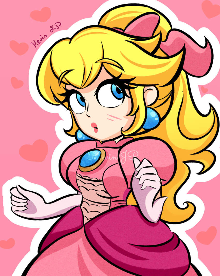 1girl, blonde_hair, blue_eyes, blue_gem, blush, breasts, dress, earrings