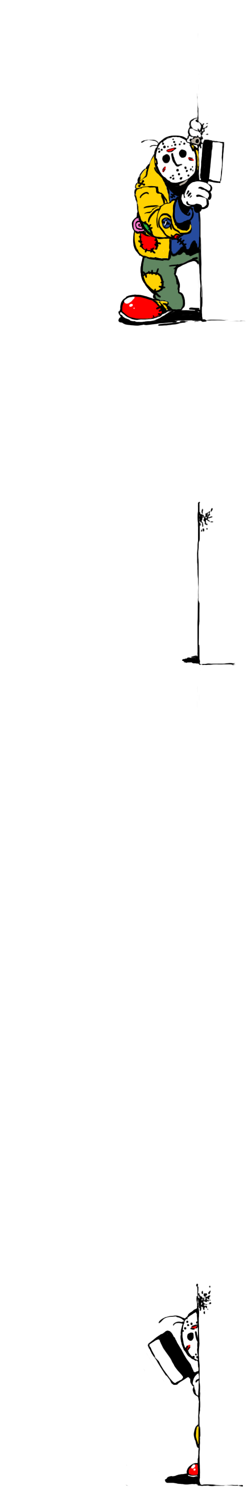 1boy, absurdres, bad_id, bad_pixiv_id, friday_the_13th, highres, hockey_mask, jason_voorhees