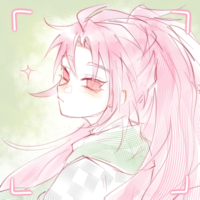 1boy, ahoge, checkered_clothes, checkered_shirt, chinese_commentary, chinsa, closed_mouth, commentary_request