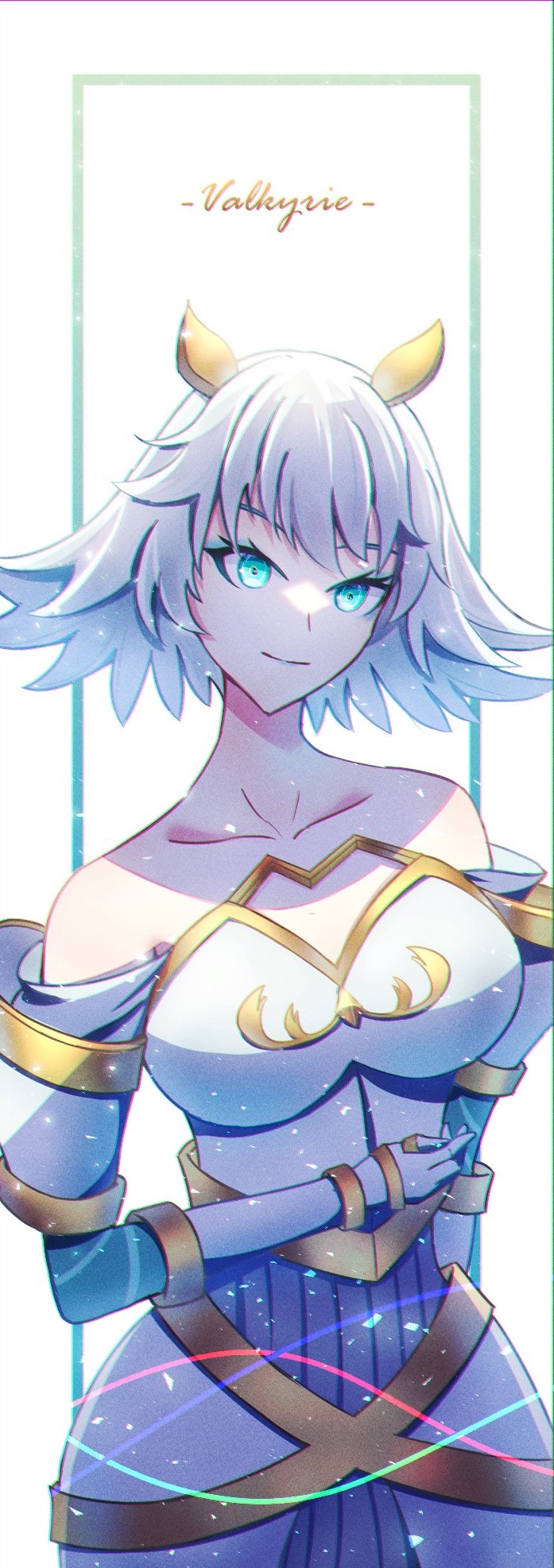 1girl, aqua_eyes, bare_shoulders, blue_eyeshadow, breasts, chibimaro1203, cleavage, cleavage_cutout