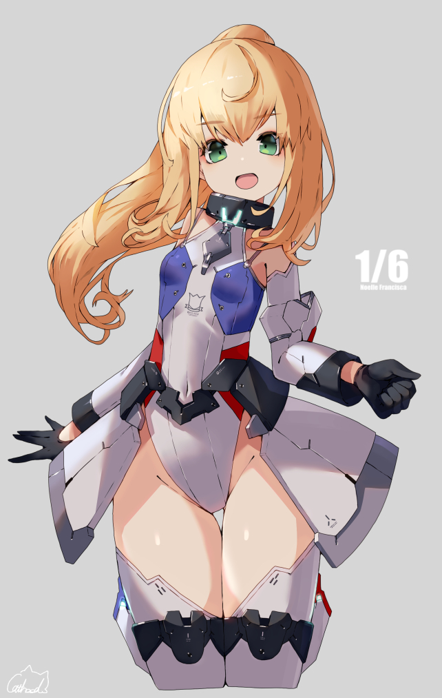 1girl, alice_gear_aegis, black_gloves, blonde_hair, board_game, breasts, cowboy_shot, gloves