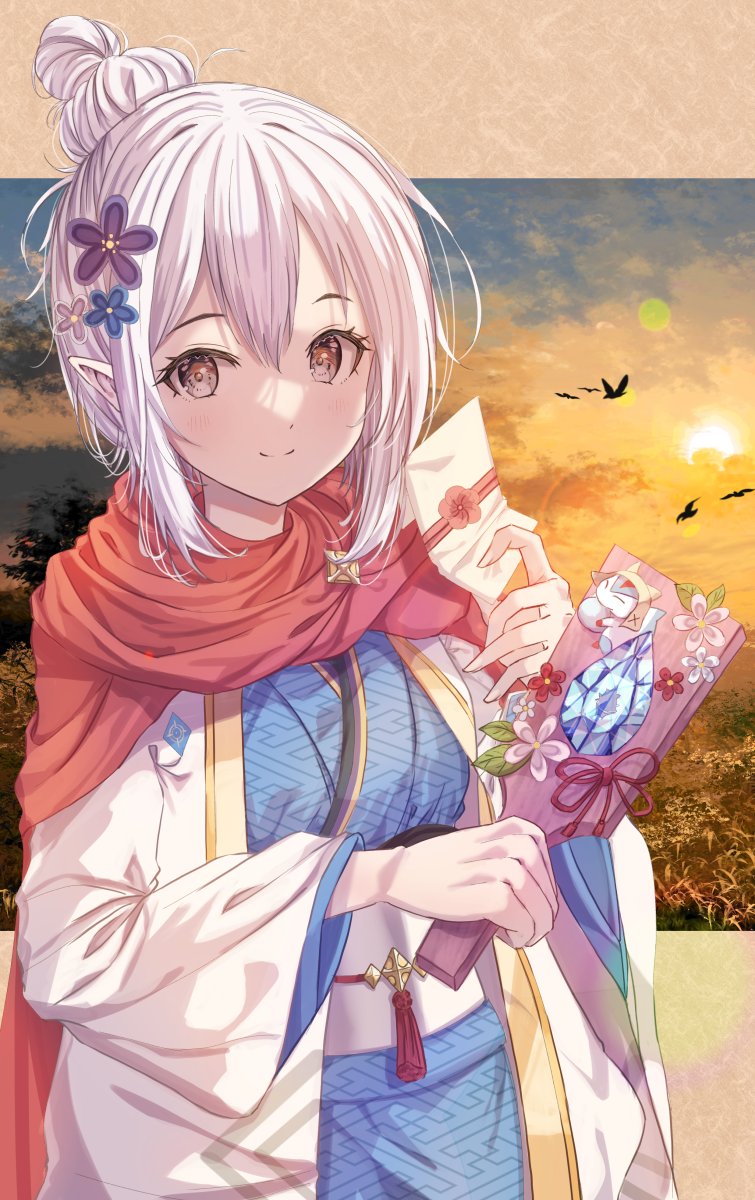 1girl, blue_sky, cape, closed_mouth, eyelashes, fire_emblem, fire_emblem_fates, fire_emblem_heroes