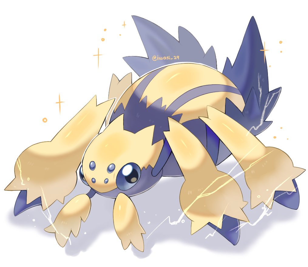 animal_focus, artist_name, blue_eyes, bug, commentary, electricity, galvantula, gen_5_pokemon
