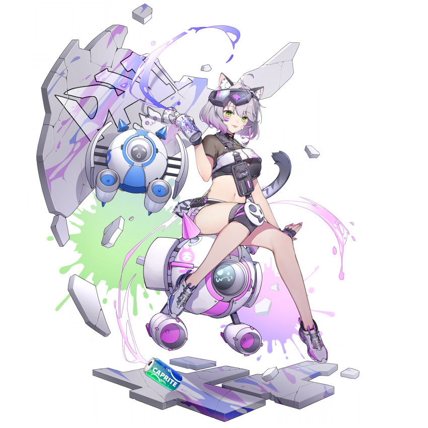 :p, animal_ears, can, cat_ears, cat_fantasy, cat_tail, drink_can, echo_tylers_(cat_fantasy)