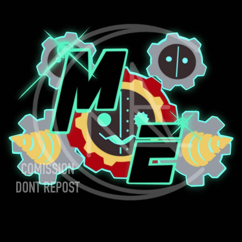 digimon, digimon_(creature), drill, gears, hagurumon, hagurumon_x-antibody, highres, kohagurumon