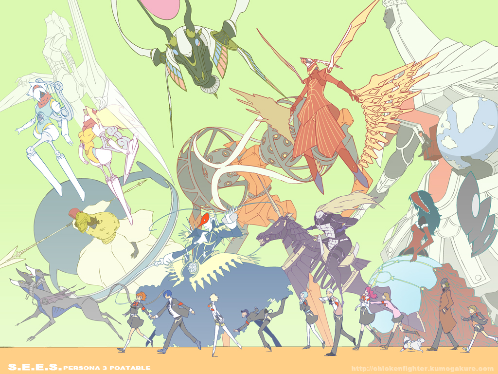 5boys, 5girls, aigis_(persona), amada_ken, android, animal, aragaki_shinjirou, artemisia_(megami_tensei), athena_(megami_tensei), atlus, beanie, blonde_hair, blue_hair, brown_hair, caesar_(megami_tensei), castor_(persona), cerberus_(megami_tensei), child, demon_(megami_tensei), dog, english_text, engrish_text, everyone, hat, hei_jin, io_(megami_tensei), iori_junpei, isis_(megami_tensei), juno_(megami_tensei), kala_nemi, kala_nemi_(megami_tensei), kirijou_mitsuru, koromaru_(persona), messiah_(megami_tensei), multiple_boys, multiple_girls, orpheus_(persona), persona, persona_3, persona_3_portable, ranguage, ribbon, s.e.e.s, sanada_akihiko, school_uniform, shiomi_kotone, takeba_yukari, trismegistus, yamagishi_fuuka, yuuki_makoto_(persona_3)