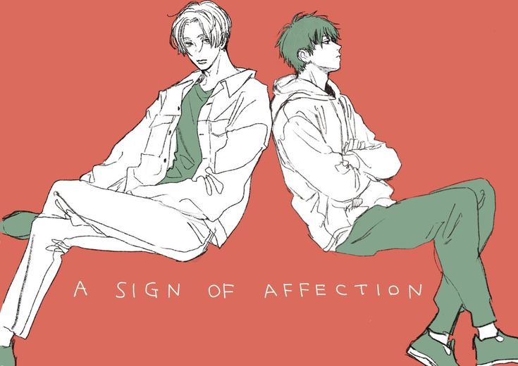 2boys, ashioki_oushi, black_eyes, black_hair, black_pants, blue_eyes, closed_mouth, crossed_arms