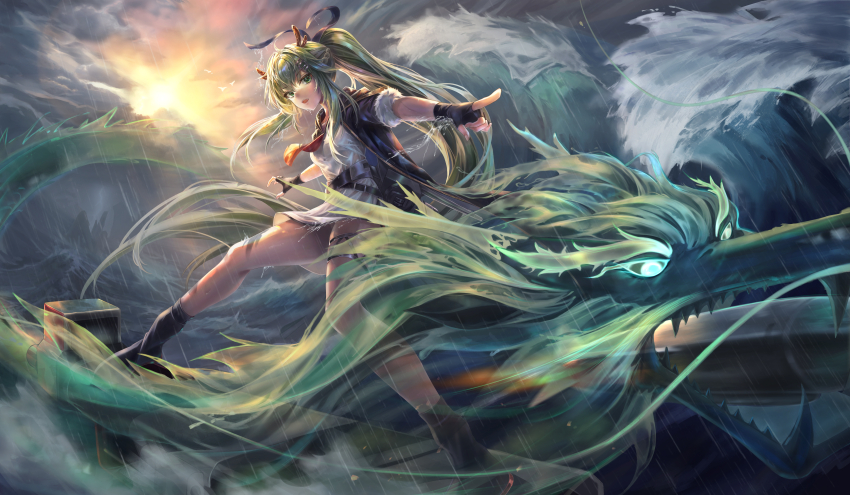 1girl, absurdly_long_hair, absurdres, an_shan_(azur_lane), an_shan_(retrofit)_(azur_lane), azur_lane, birds-mix, black_footwear