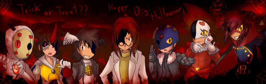 akashi_tagiru, bagramon, bagramon_(cosplay), beelzebumon, beelzebumon_(cosplay), cosplay, daimon_masaru_(digimon_savers), digimon