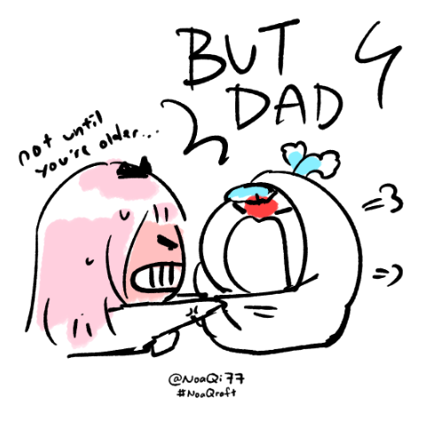 angry, blue_hair, blush, chibi, covering_with_blanket, crown, english_text, full-face_blush