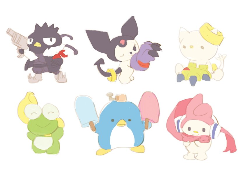 badtz-maru, beak, beelzebumon, beelzebumon_(cosplay), blacktailmon, blacktailmon_(cosplay), closed_eyes, cosplay