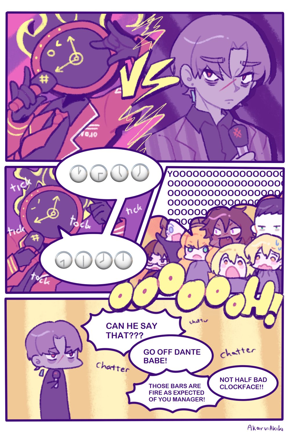 1other, 3girls, 5boys, akaruiakiki, black_gloves, black_hair, black_shirt, blonde_hair