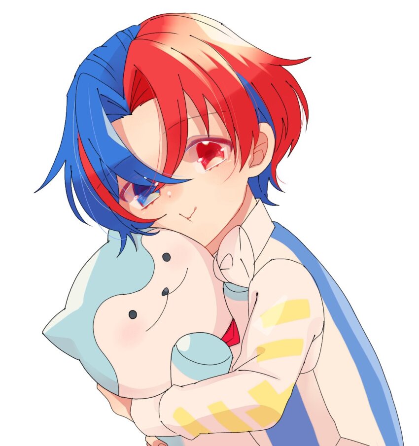 2boys, male_alear_(fire_emblem), animal, animal_hug, blue_eyes, blue_hair, crossed_bangs, e8coofn0klibdx1