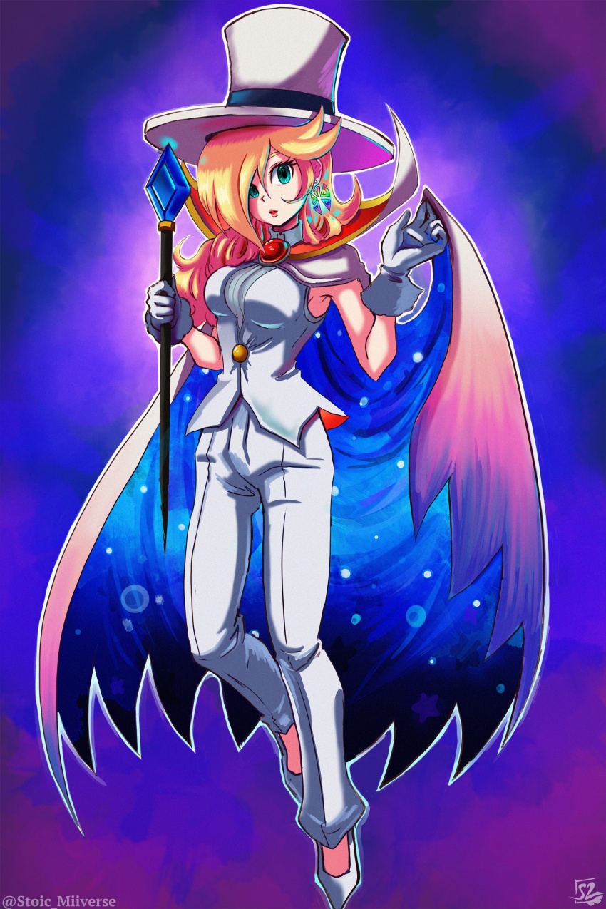 absurdres, alternate_color, alternate_costume, alternate_earwear, alternate_headwear, alternate_weapon, aura, blonde_hair