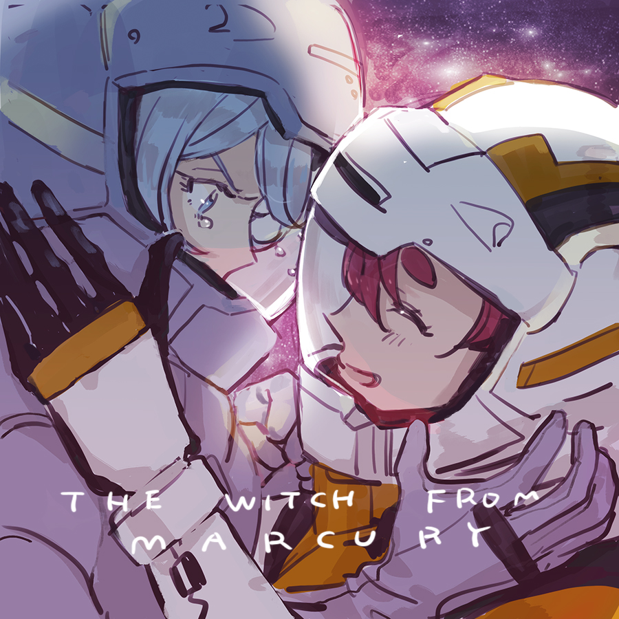 2girls, blue_eyes, blush, closed_eyes, commentary_request, copyright_name, crying, crying_with_eyes_open