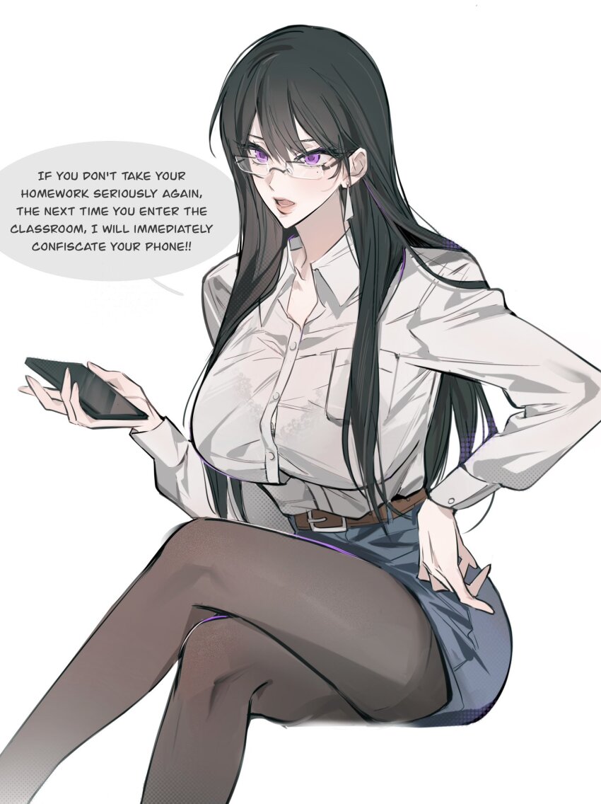 1girl, bang_dream!, bang_dream!_it's_mygo!!!!!, belt, belt_buckle, black_bra, black_hair, black_pantyhose