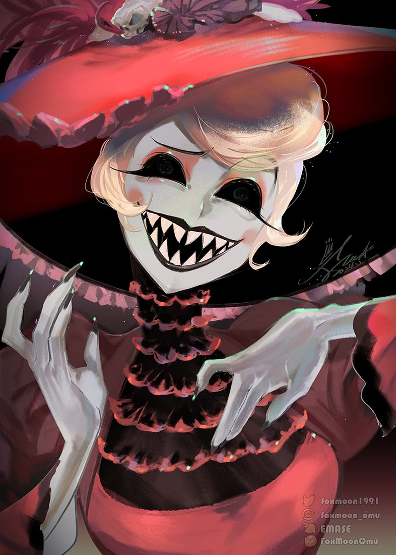 1girl, black_eyes, black_sclera, close-up, colored_sclera, demon, demon_girl, dress