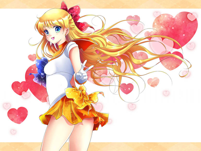 1girl, aino_minako, bishoujo_senshi_sailor_moon, blonde_hair, blue_eyes, bow, breasts, cosplay