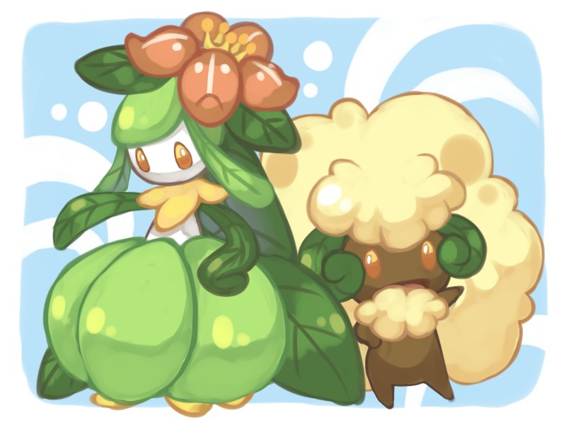 10s, amarisu, bad_id, bad_pixiv_id, creature, flower, full_body, gen_5_pokemon