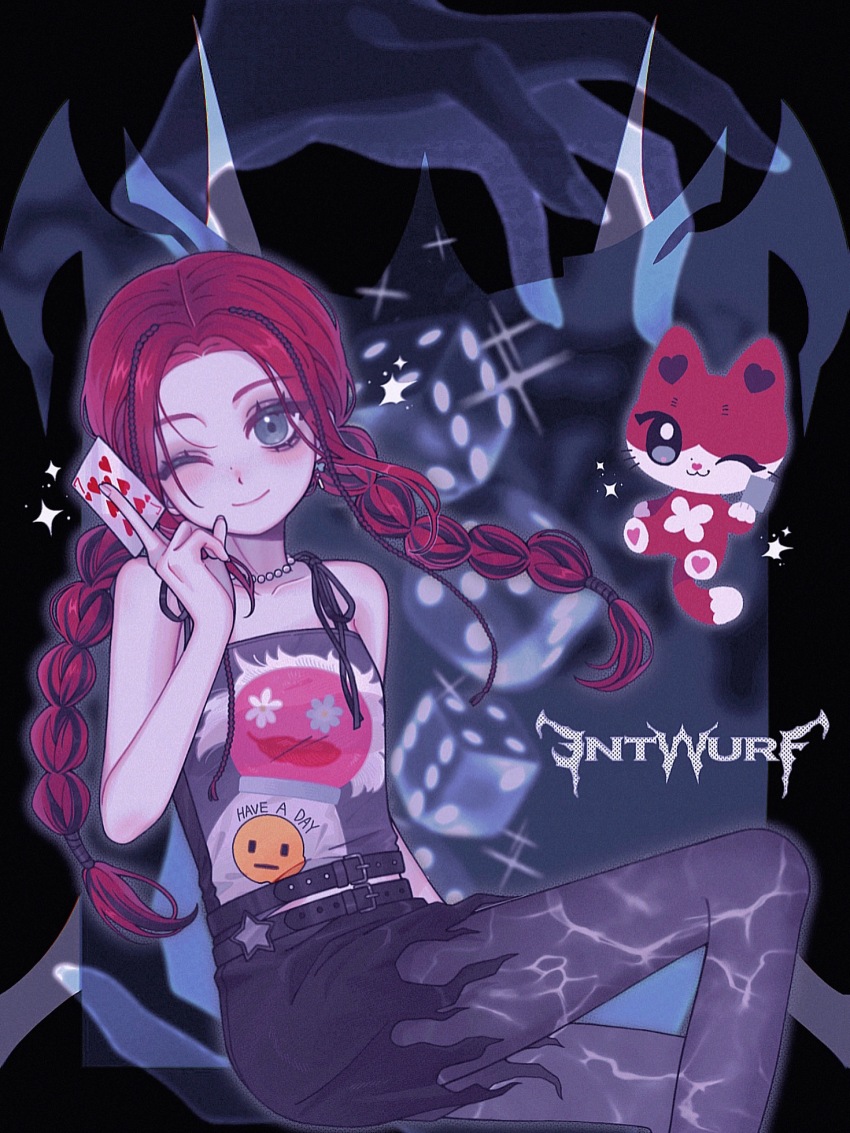 1girl, animification, belt, black_belt, black_hair, black_pantyhose, black_shirt, black_shorts