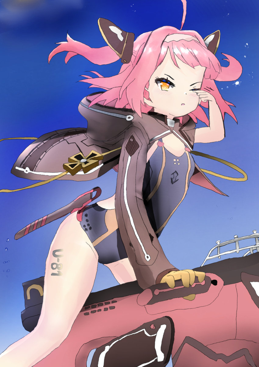 azur_lane, borrowed_character, derivative_work, doodles, highres, paraparacoffee, self-upload, traditional_media