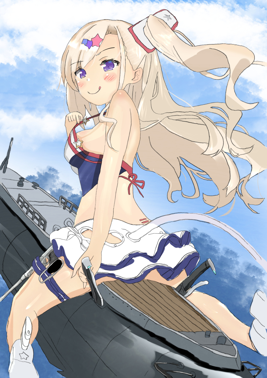 absurdres, archerfish_(azur_lane), azur_lane, borrowed_character, derivative_work, doodles, highres, paraparacoffee