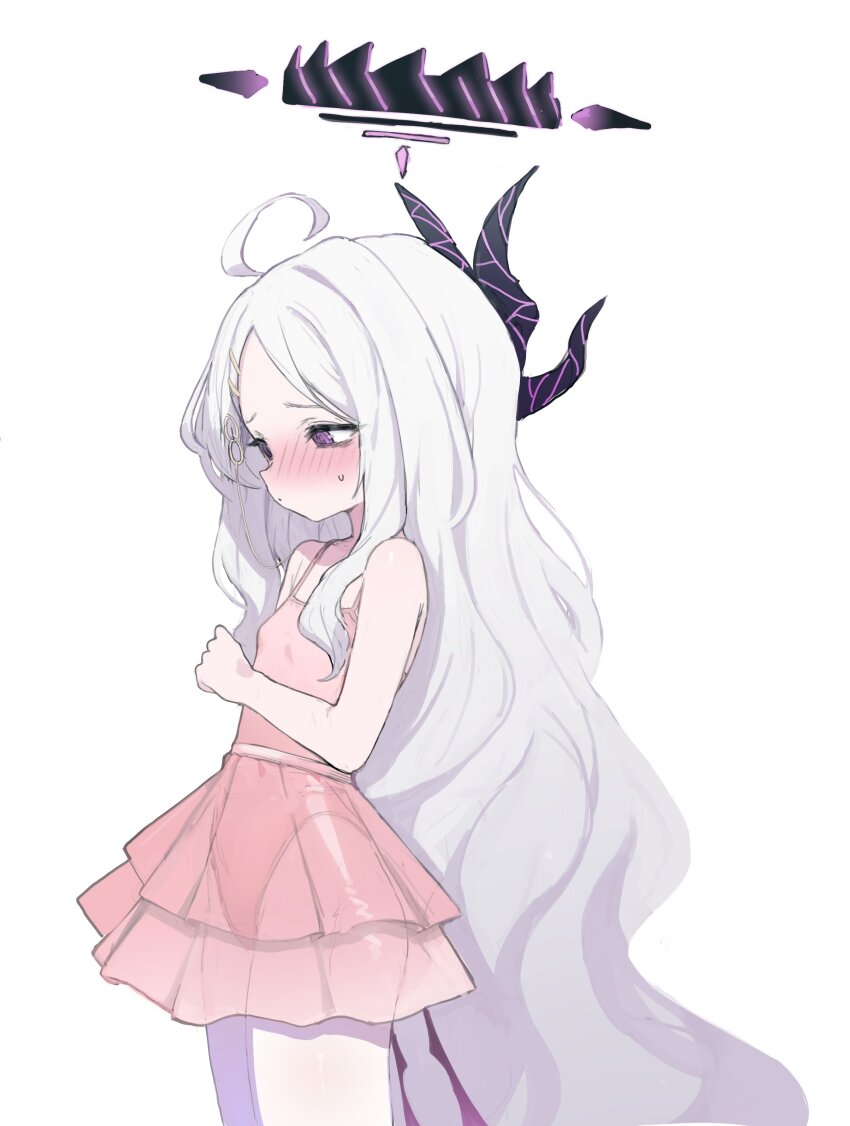 1girl, absurdres, ahoge, athletic_leotard, ballerina, blue_archive, blush, commentary