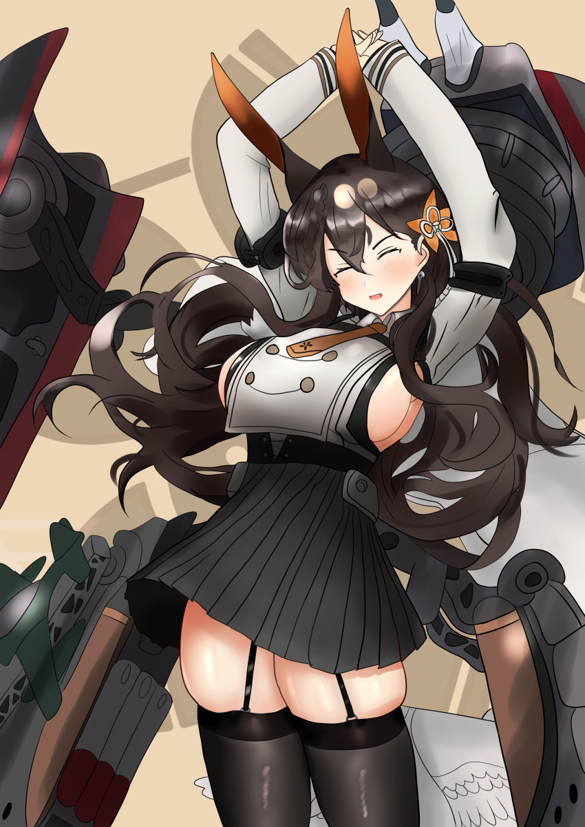 absurdres, azur_lane, borrowed_character, chikuma_(azur_lane), derivative_work, doodles, highres, paraparacoffee