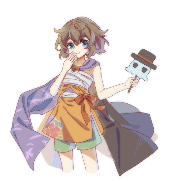 1other, androgynous, blue_eyes, book_of_the_cafe, brown_hair, character-themed_food, chinese_commentary, cine_hamal