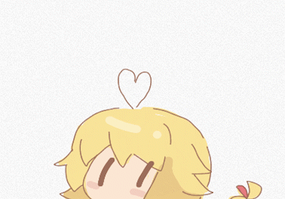 1other, androgynous, animated, animated_gif, antenna_hair, blonde_hair, blush_stickers, broken_heart, chibi, chinese_commentary, chinese_text, commentary_request, heart, heart_antenna_hair, jian_xing_zao, len'en, lowres, no_mouth, no_nose, ooama_no_ake_no_mitori, other_focus, simple_background, solo, tearing_up, translation_request, white_background