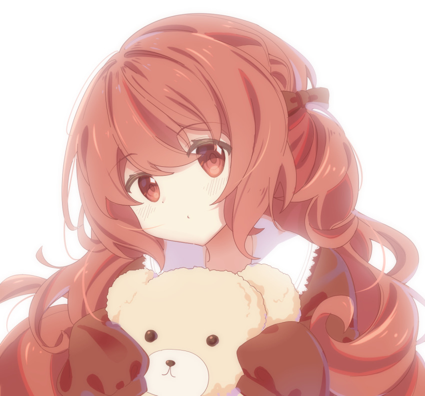 1girl, black_bow, bow, brown_eyes, brown_hair, brown_shirt, chinese_commentary, closed_mouth