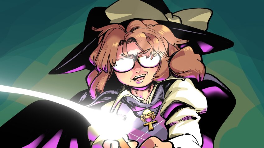 1girl, argyle_clothes, argyle_vest, black_hat, bow, brown_hair, collared_shirt, commentary_request