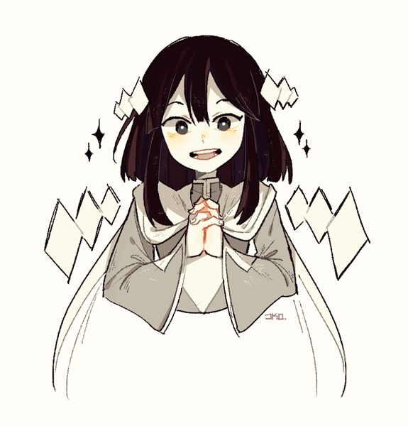 1girl, black_hair, blush, diamond_(shape), dress, etihw_(funamusea), funamusea, haiiro_teien