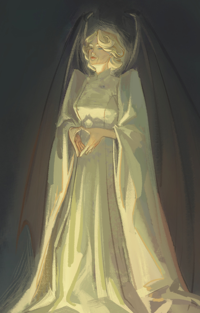 1girl, absurdres, areumcl, dc_comics, demon_girl, demon_wings, dress, highres