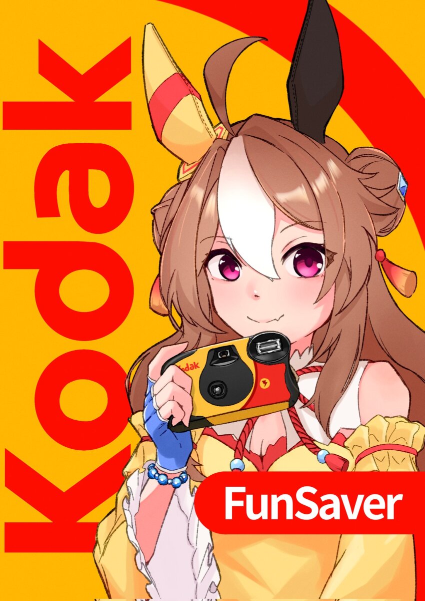 1girl, ahoge, animal_ears, bare_shoulders, bead_bracelet, beads, blue_gloves, bracelet